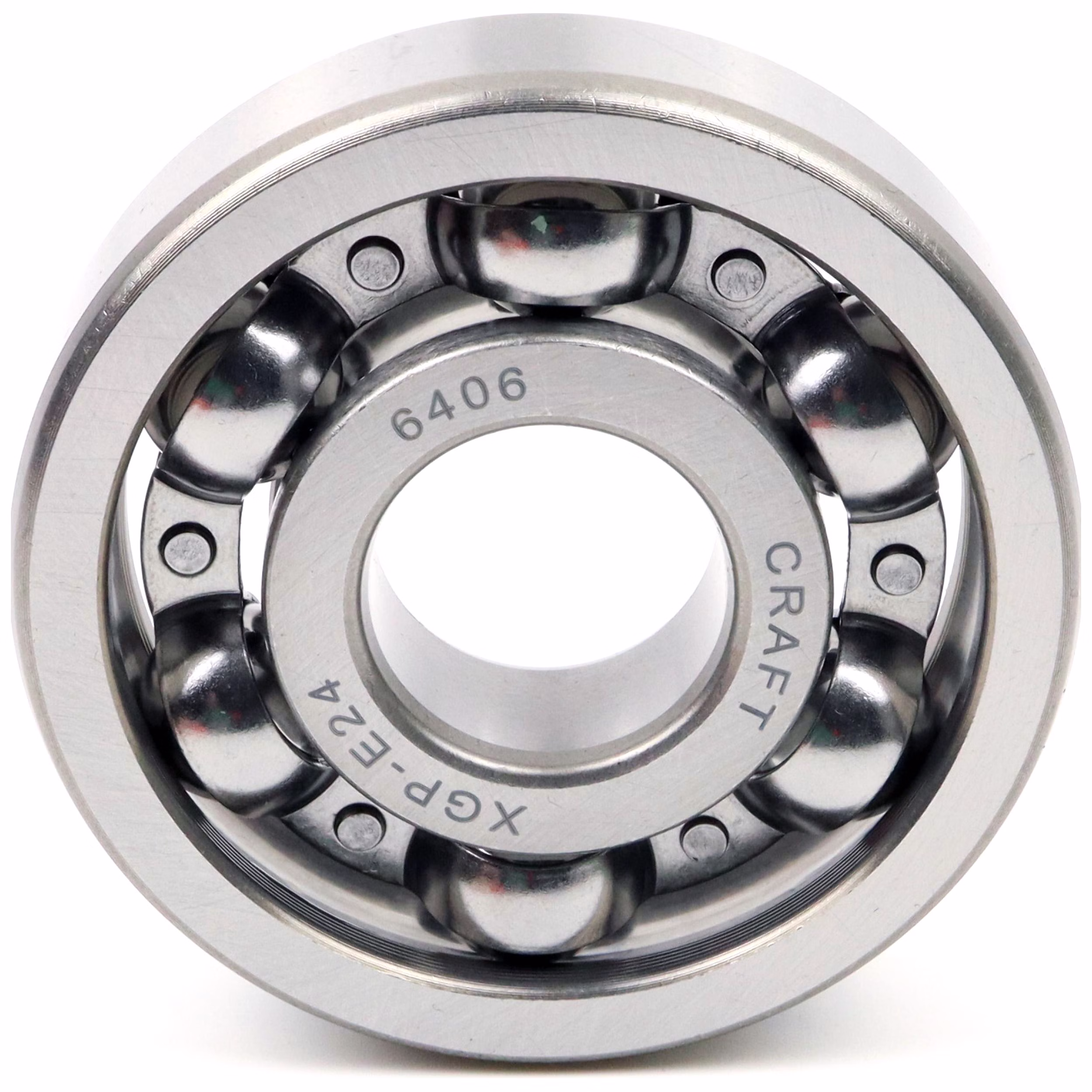 Cuscinetto a sfere a gola profonda 6406 , 30 x 90 x 23mm, DIN 625 ISO 15, cuscinetto radiale ad alta velocità, a basso attrito, scorrevole, ideale per trasmissioni di veicoli e macchinari industriali PP010556 cuscinetto a sfere cuscinetto radiale macchina estrattore cuscinetto a grasso cuscinetto a sfere albero a sfere anello di tenuta disco di copertura gabbia in acciaio gomma alloggiamento stretto sciolto din 625 tabella cuscinetto volvente cuscinetto a stris