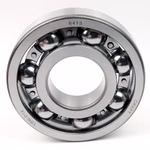 Cuscinetto a sfere a gola profonda 6413 , 65 x 160 x 37mm, DIN 625 ISO 15, cuscinetto radiale ad alta velocità, a basso attrito, scorrevole, ideale per trasmissioni di veicoli e macchinari industriali PP010571 cuscinetto a sfere cuscinetto radiale macchina estrattore cuscinetto a grasso cuscinetto a sfere albero a sfere anello di tenuta disco di copertura gabbia in acciaio gomma alloggiamento stretto sciolto din 625 tabella cuscinetto volvente cuscinetto a stris