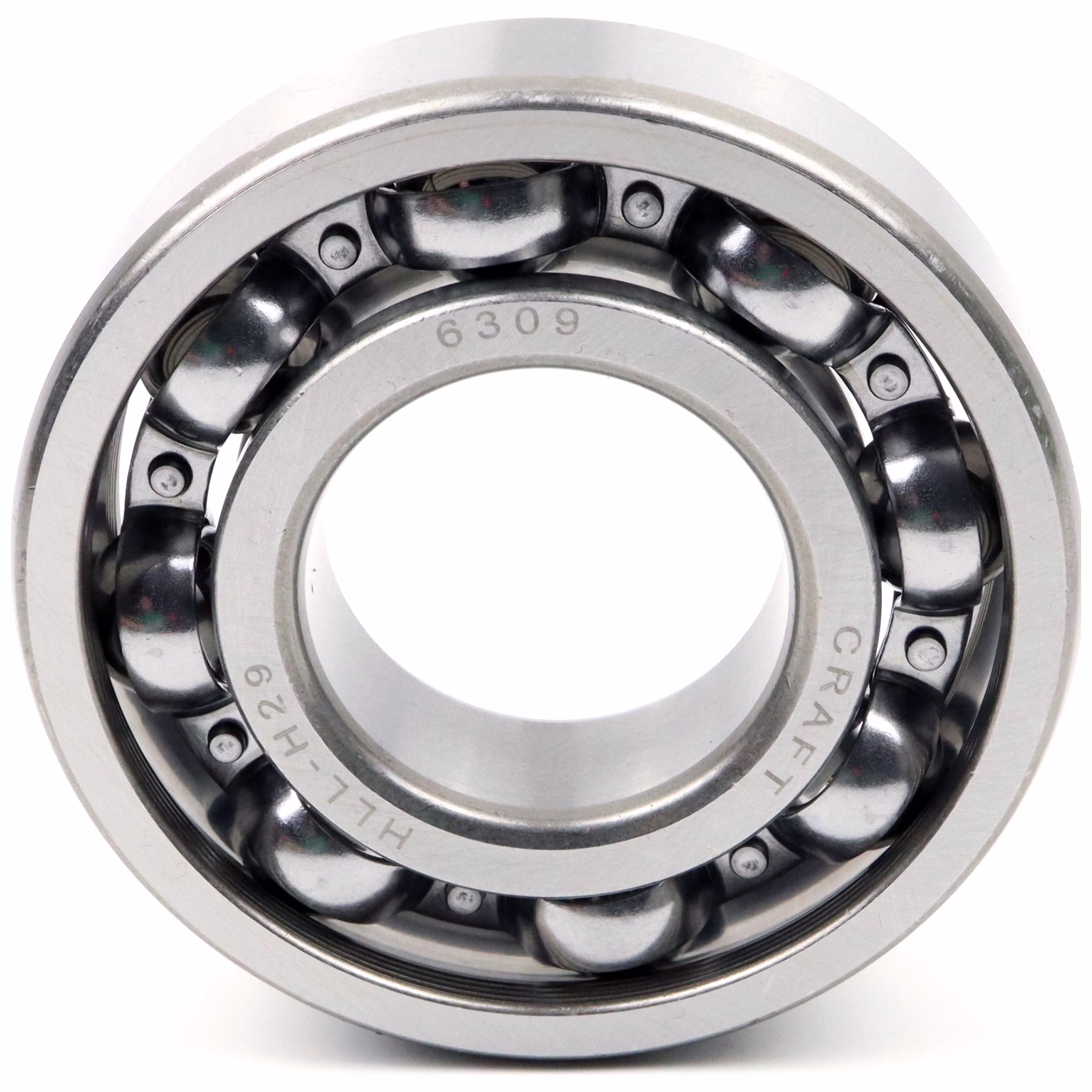 Cuscinetto a sfere a gola profonda 6309 , 45 x 100 x 25mm, DIN 625 ISO 15, cuscinetto radiale ad alta velocità, a basso attrito, scorrevole, ideale per trasmissioni di veicoli e macchinari industriali PP010573 cuscinetto a sfere cuscinetto radiale macchina estrattore cuscinetto a grasso cuscinetto a sfere albero a sfere anello di tenuta disco di copertura gabbia in acciaio gomma alloggiamento stretto sciolto din 625 tabella cuscinetto volvente cuscinetto a stris