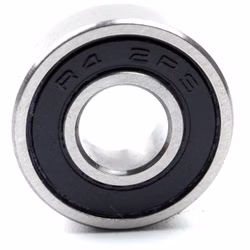 Deep groove ball bearing R4 Two RS, 6.35 x 15.875 x 4.98mm, DIN 625 ISO 15, high-speed radial bearing, low-friction, smooth-running, ideal for vehicle transmissions and industrial machinery PP010598 ball bearing radial bearing puller machine grease bearing deep groove ball bearing ball shaft sealing ring cover washer rubber steel cage housing tight loose din 625 table rolling bearing plain bearing clearance c3 c4 needle bearing needle roller and cage