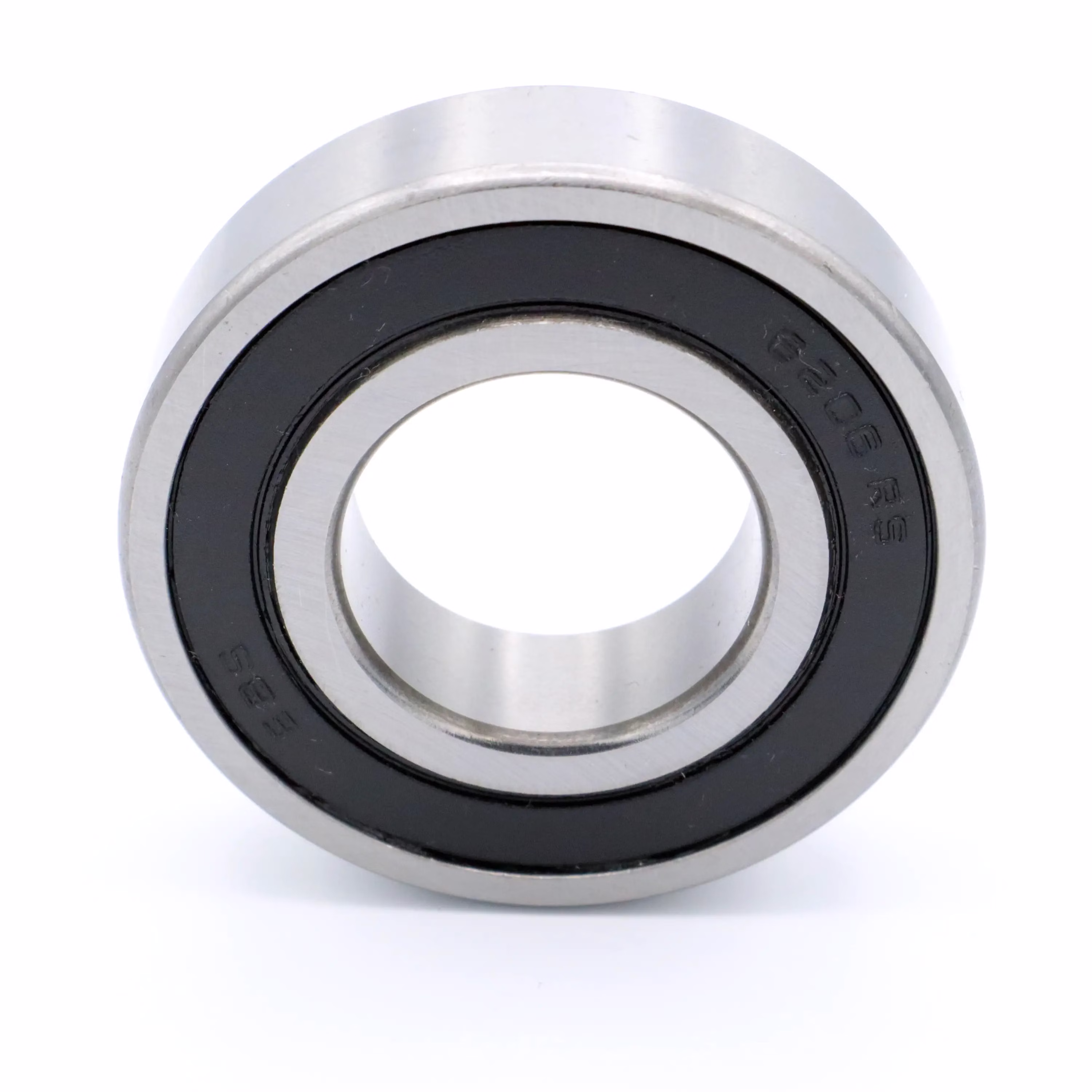 Cuscinetti a sfere a gola profonda 6206 2RS 30x62x16mm DIN 625 ISO 15 PP011040 cuscinetto a sfere cuscinetto radiale macchina estrattore cuscinetto a grasso cuscinetto a sfere albero a sfere anello di tenuta rondella di copertura gabbia in gomma acciaio alloggiamento stretto sciolto din 625 tabella cuscinetto volvente cuscinetto a st