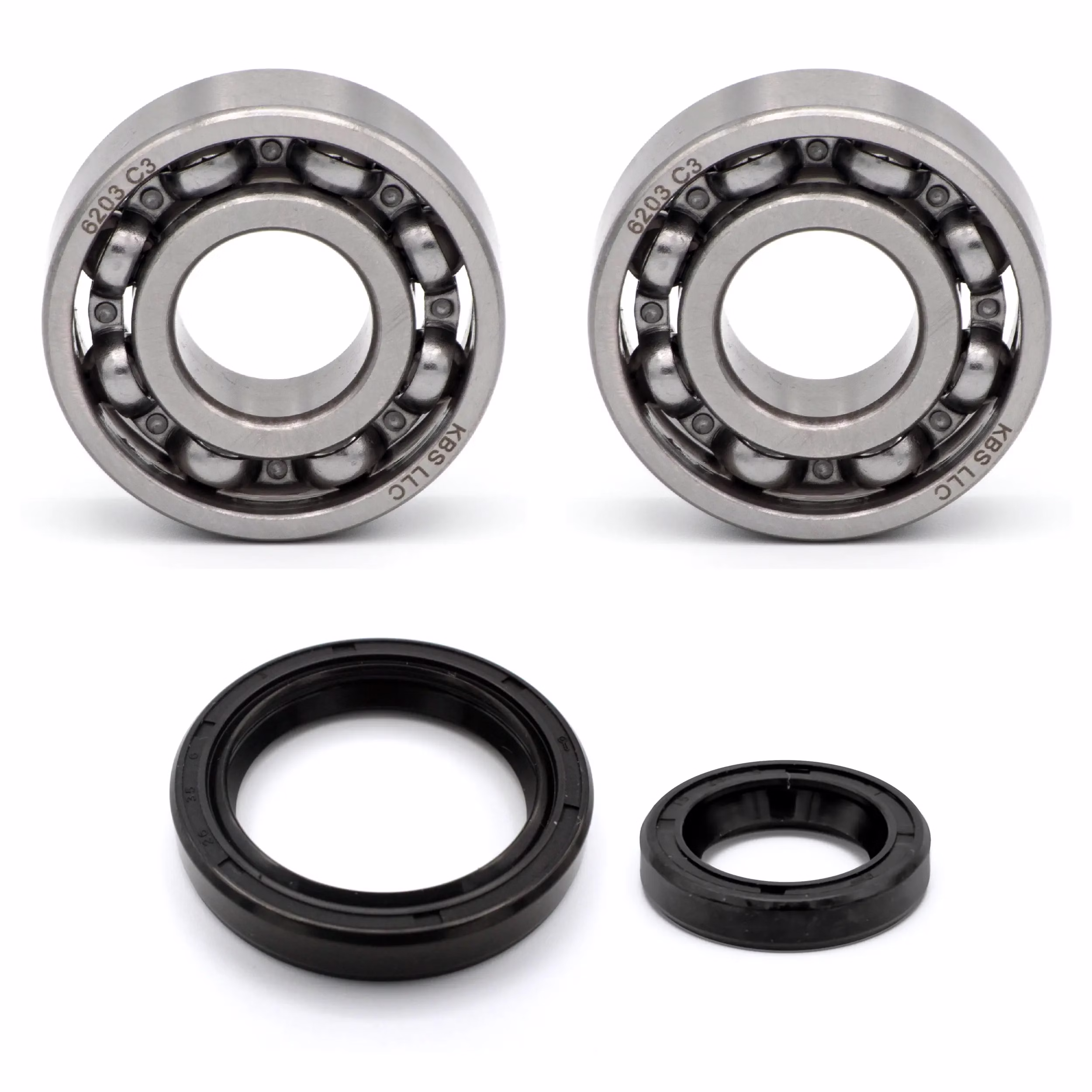 Crankshaft bearing for Crankshaft bearing for Husqvarna TC 50 PPS00524 the ball bearings and oil seals in OEM quality are suitable for the maintenance of your vehicle