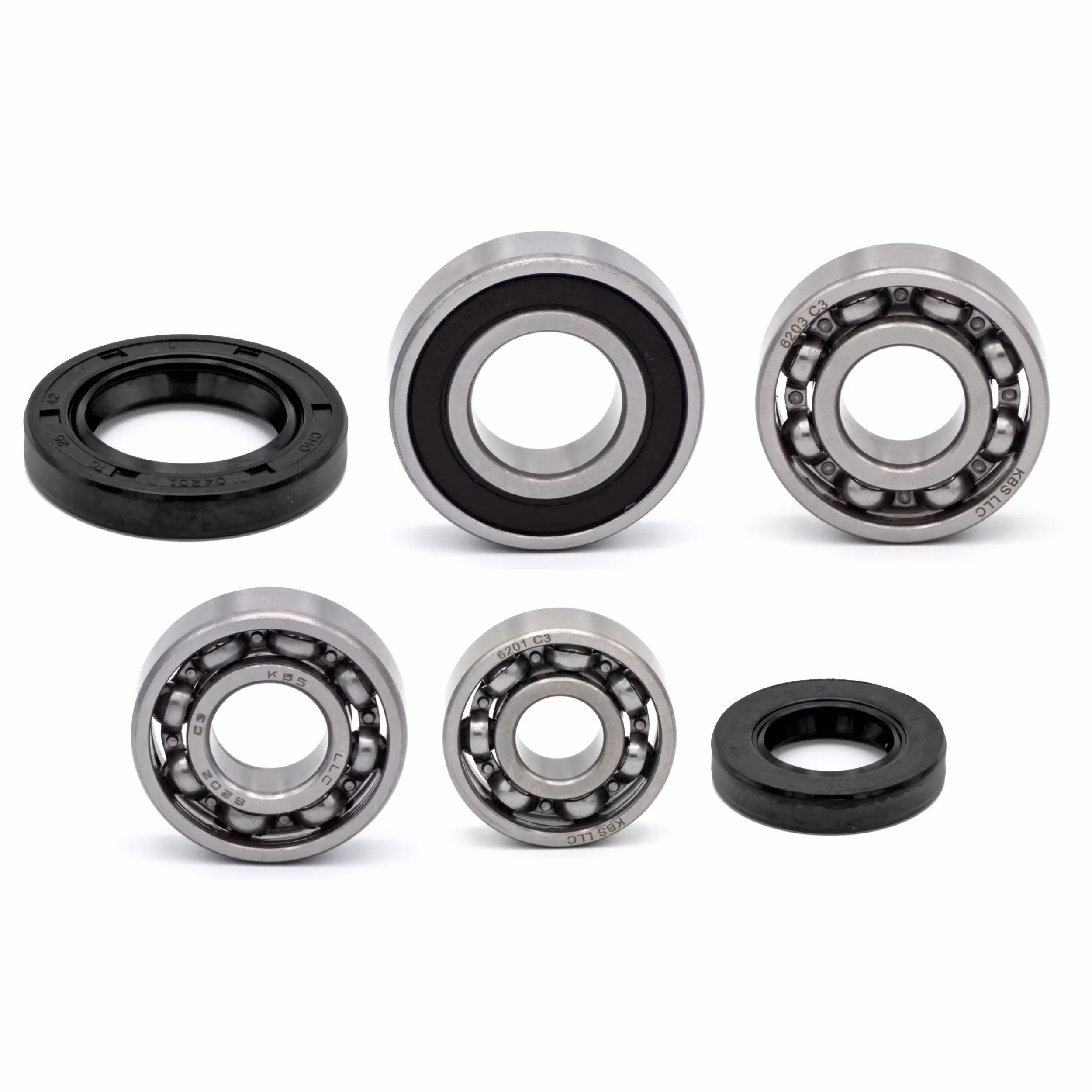 Rodamiento de la caja de cambios para Peugeot CITYSTAR 50 ELYSEO 100 CC ELYSEO 100 FR ELYSEO 50 CC TKR BE PPS00584 Los rodamientos de bolas y los retenes de aceite en calidad de equipo original son adecuados para el mantenimiento de su vehículo.