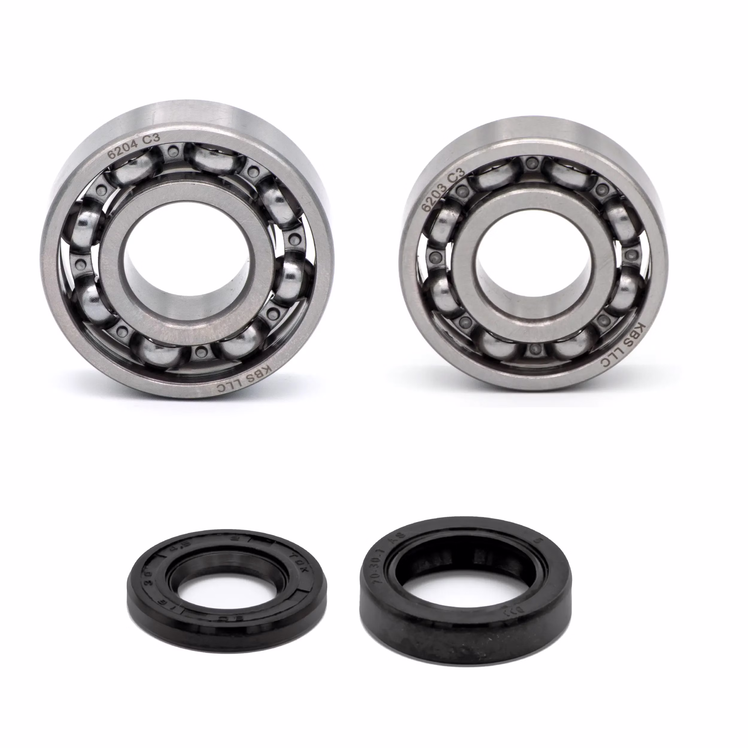 Crankshaft bearing for Crankshaft bearings for Peugeot 103 50 CC VOGUE LEA BE VOGUE LNA BE VOGUE SNA BE PPS00596 the ball bearings and oil seals in OEM quality are suitable for the maintenance of your vehicle