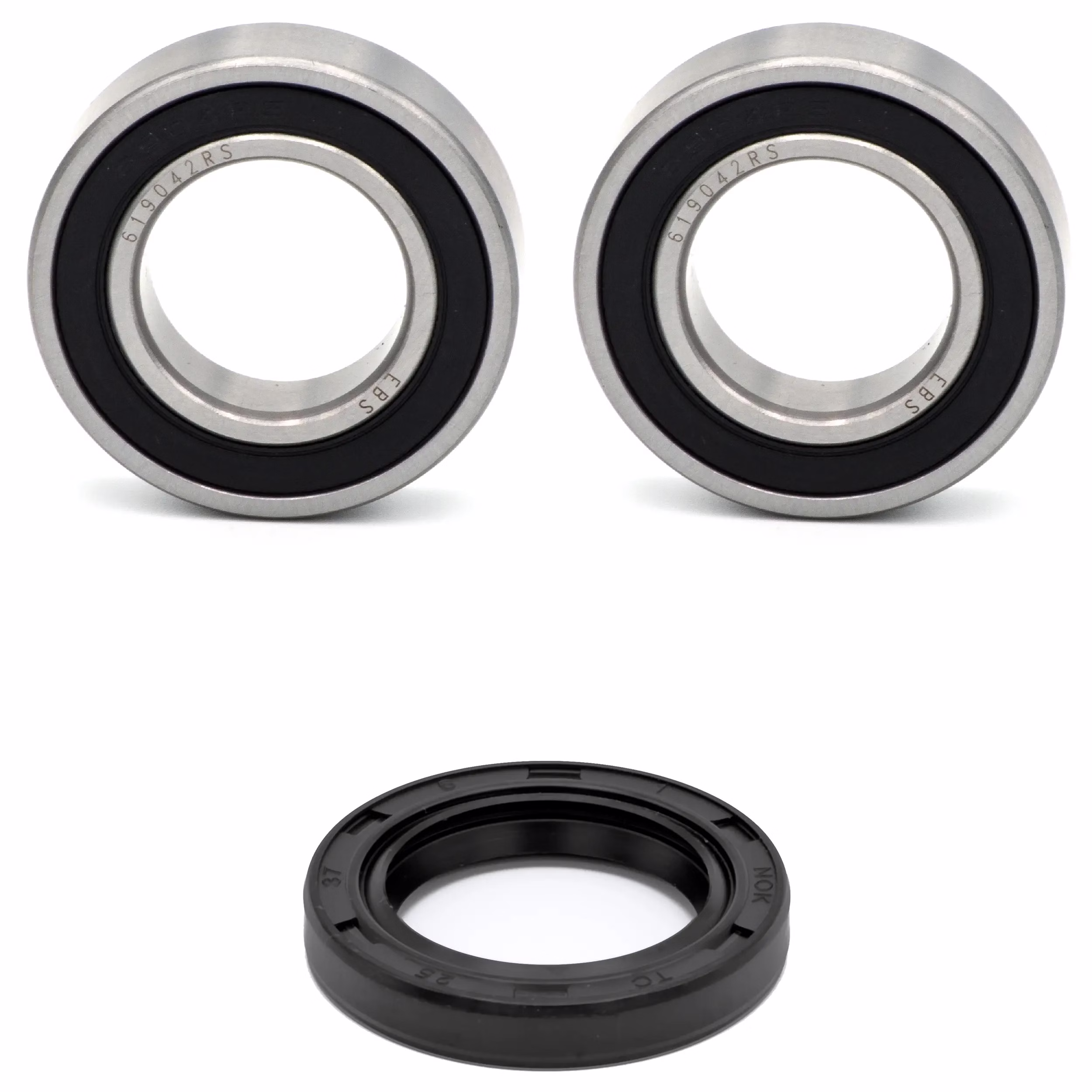 Front wheel bearing for Kawasaki KLX400R KLX400SR KLX450R PPS00689 Sealed wheel bearings for the front axle as spare part set in OEM quality for your vehicle