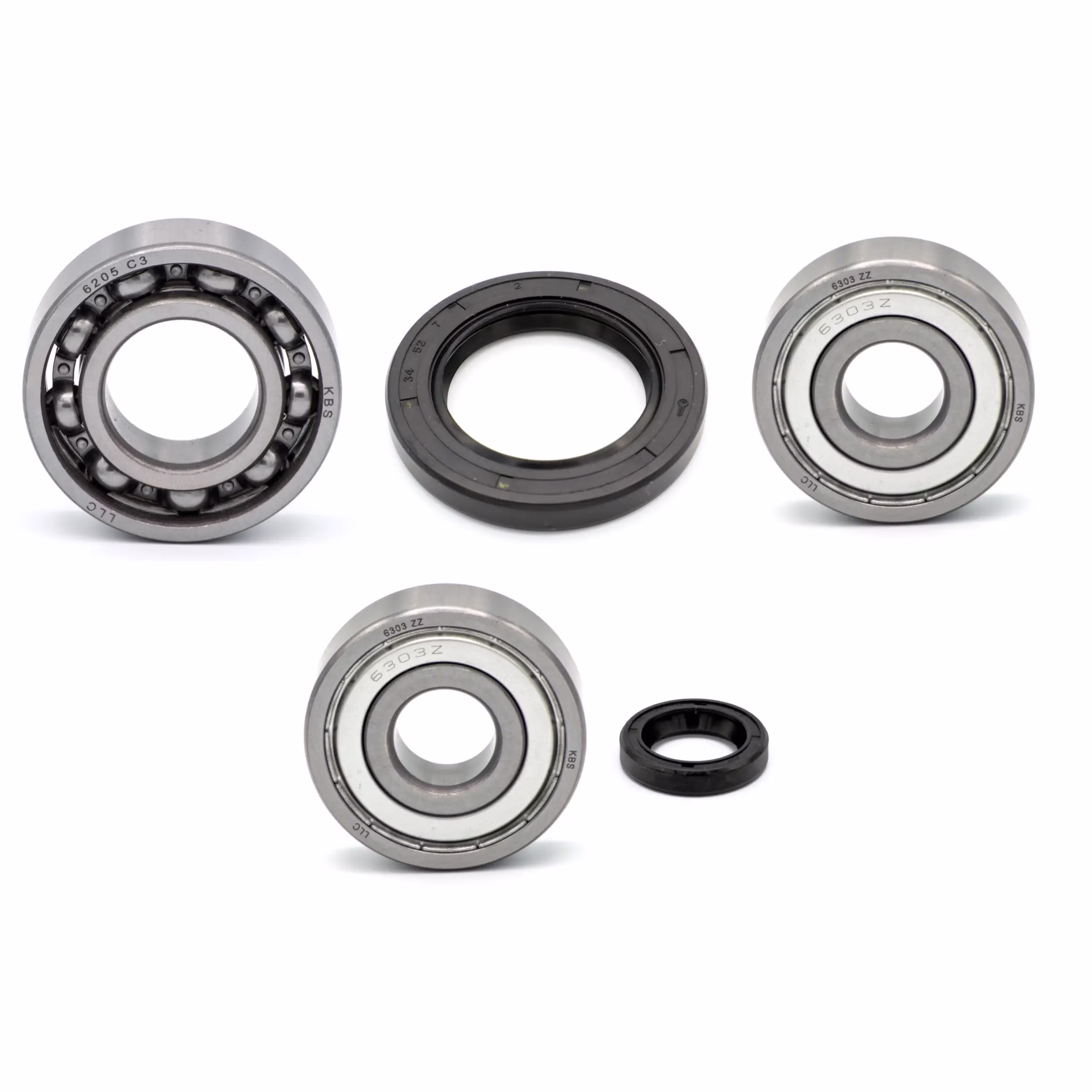 Radlager hinten kompatibel mit Kawasaki GPX500R GPX600R GPZ600R ZEPHYR ZEPHYR 750 ZR550 ZR750 PPS00758 abgedichtete Radlager für das Hinterrad als Ersatzteil Set in Erstausrüsterqualität für dein Fahrzeug