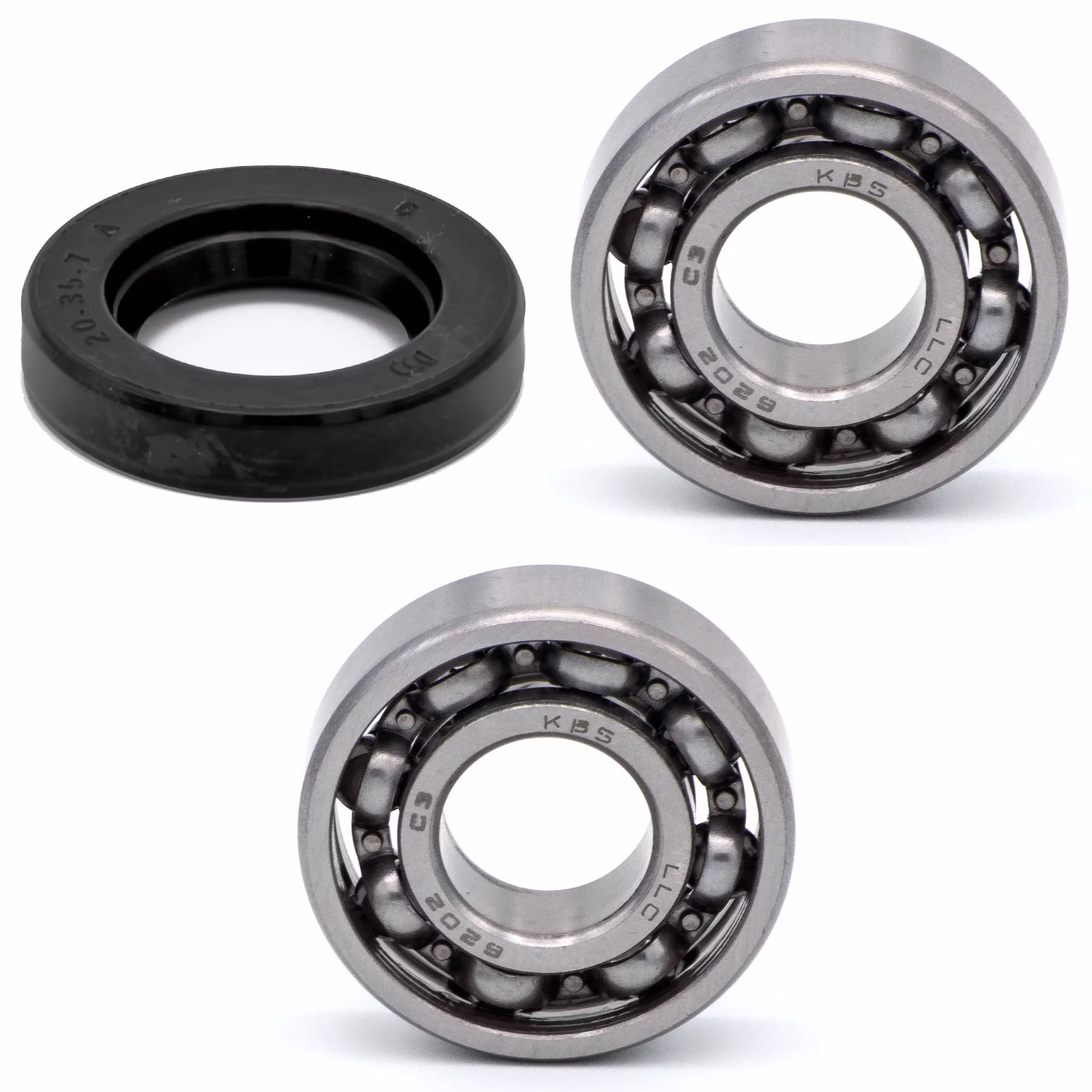 Front wheel bearing for Kawasaki KLX250S PPS00776 Sealed wheel bearings for the front axle as spare part set in OEM quality for your vehicle