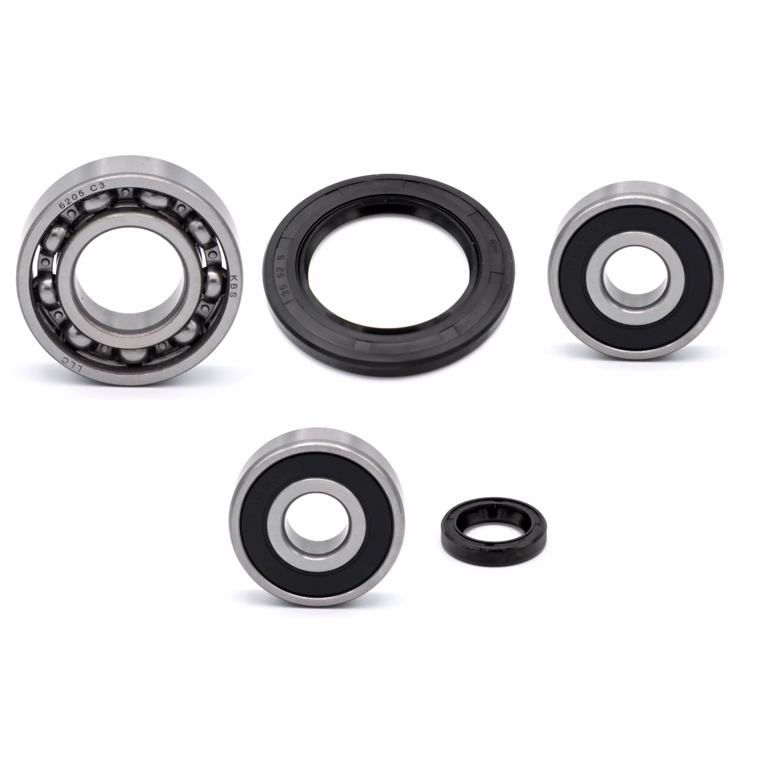 Radlager hinten kompatibel mit Kawasaki Ninja 600R PPS00787 abgedichtete Radlager für das Hinterrad als Ersatzteil Set in Erstausrüsterqualität für dein Fahrzeug