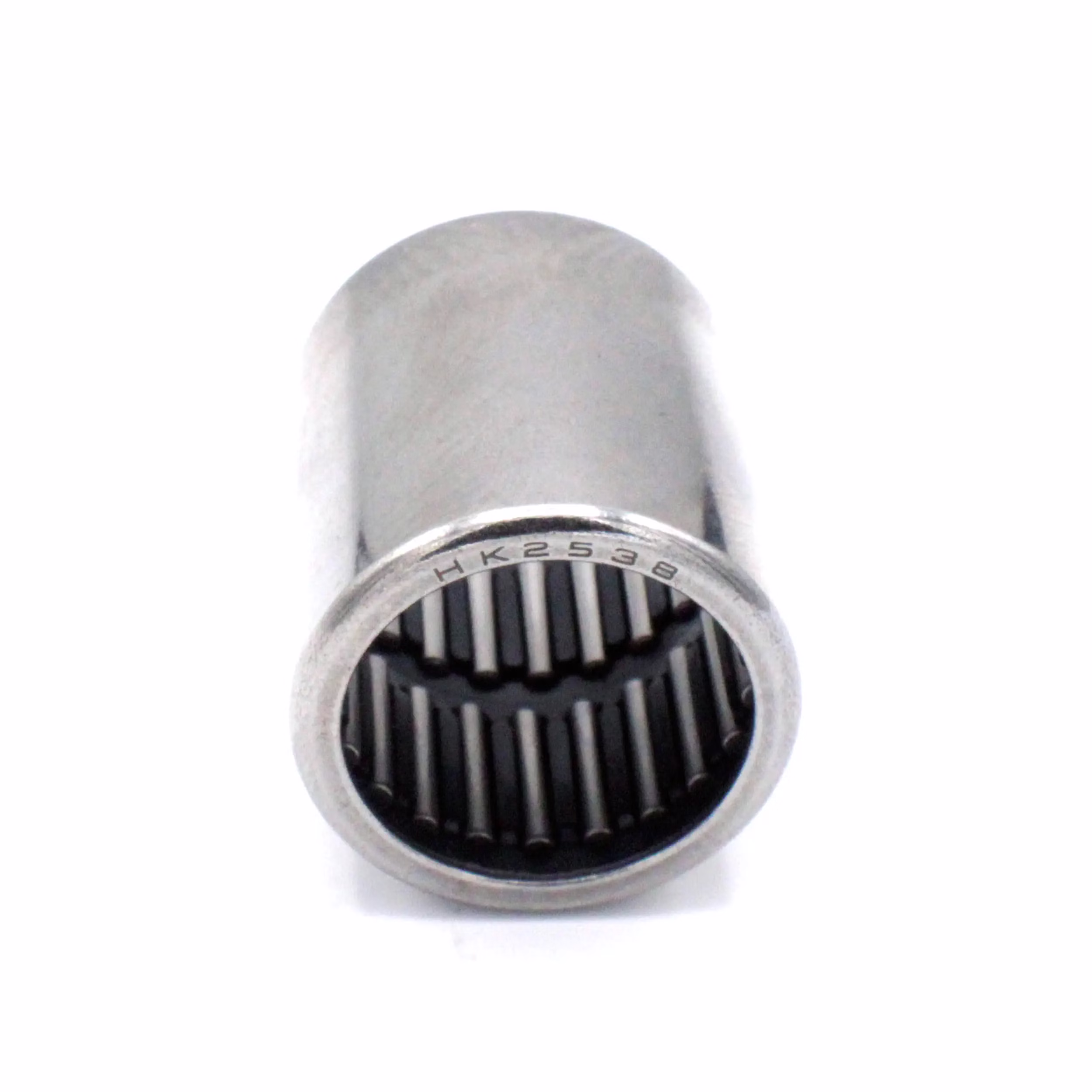 Drawn cup needle roller bearings HK2538 25x32x38mm DIN618 ISO 3245 PP060014 ball bearing needle bearing drawn cup needle roller bearing puller machine grease bearing deep groove ball bearing ball shaft seal cover washer rubber steel cage tight loose din 625 table rolling bearing friction bearing clearance C3 C4 needle bearing need