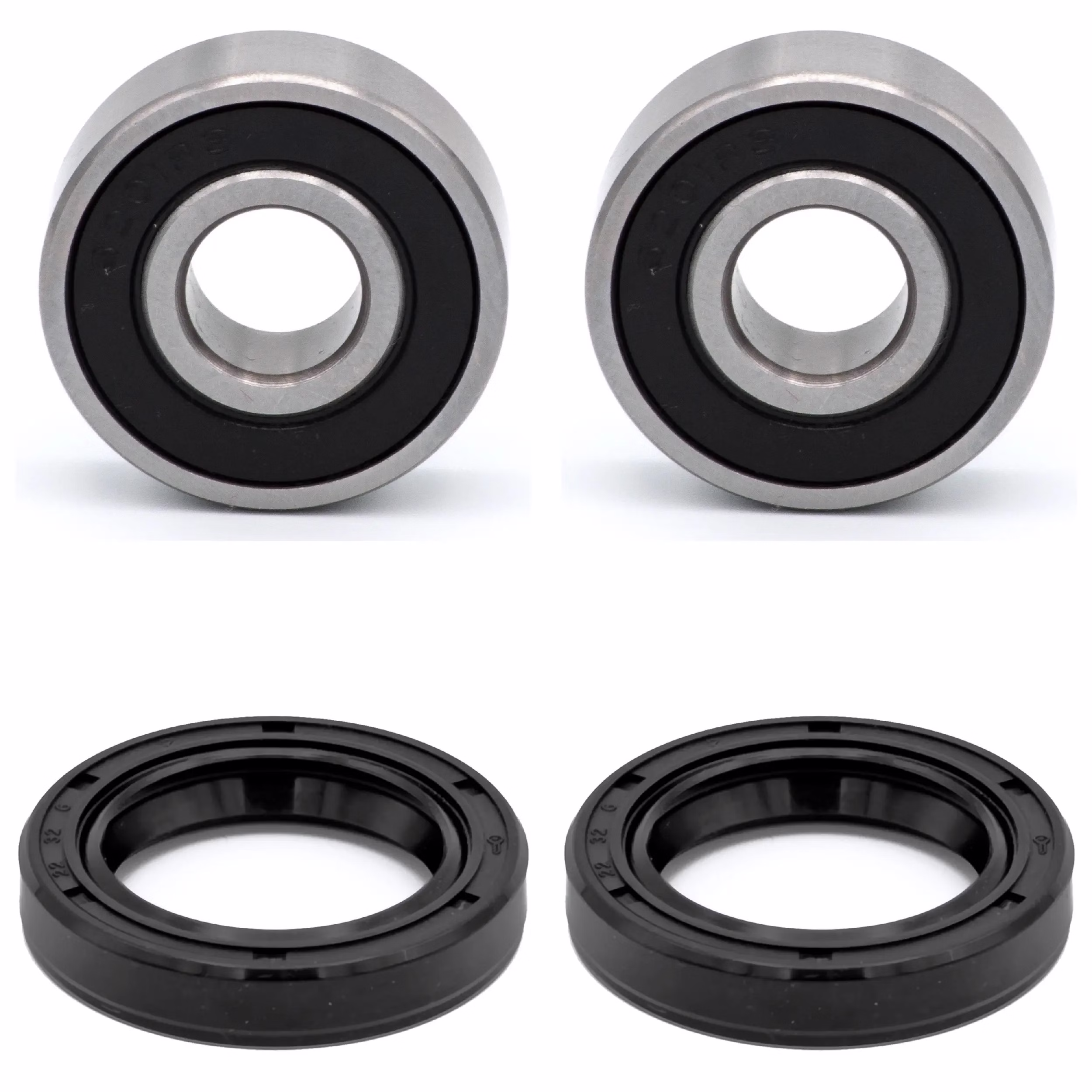 Roulement de roue avant pour Kawasaki NINJA 125 Z125 PPS00899 roulements de roue étanches pour l'essieu avant en tant que kit de pièces de rechange en qualité d'origine pour ton véhicule