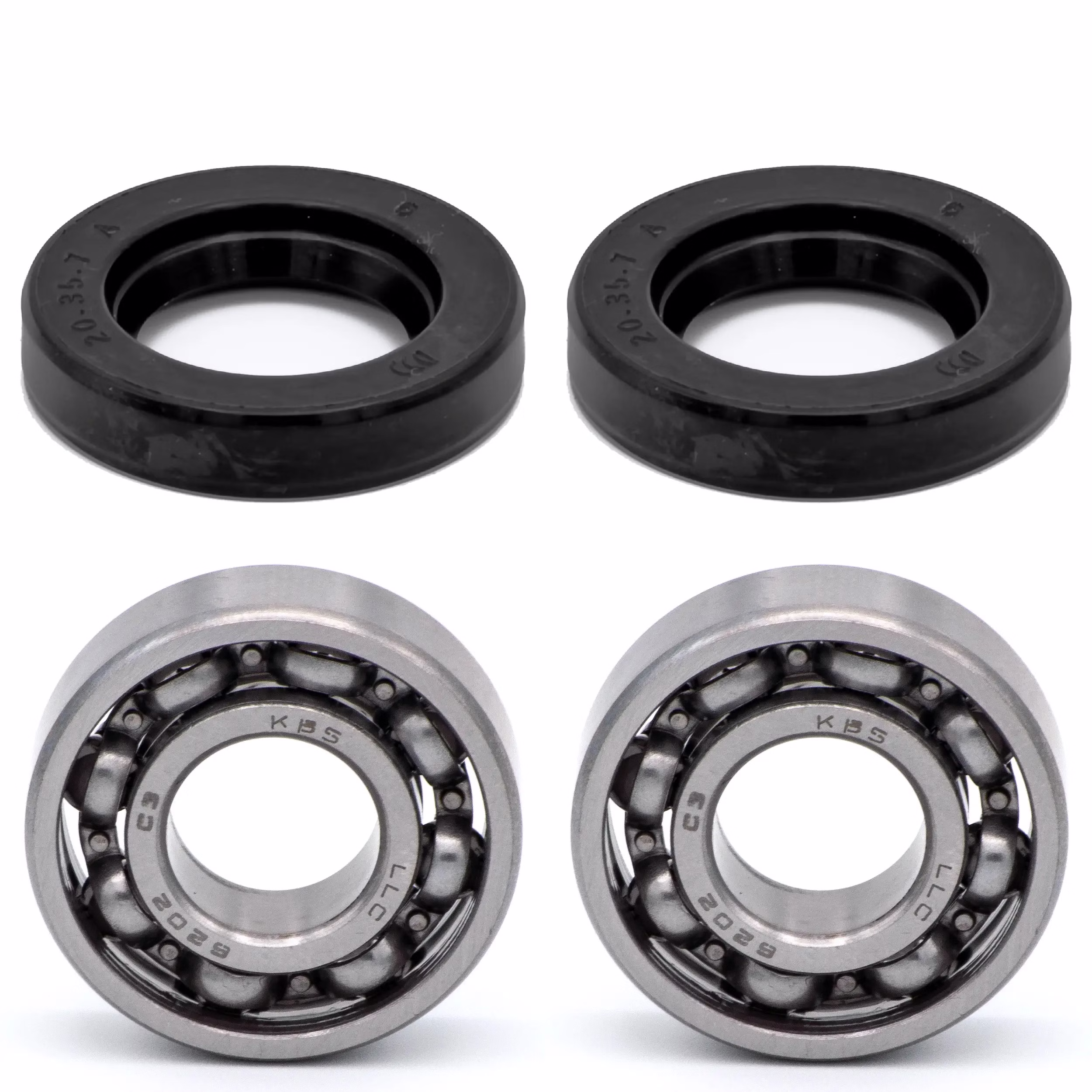 Front wheel bearing for Kawasaki KLX250S NINJA 300 NINJA 300 ABS Ninja 300 Ninja 300 Z300 PPS00705 Sealed wheel bearings for the front axle as spare part set in OEM quality for your vehicle