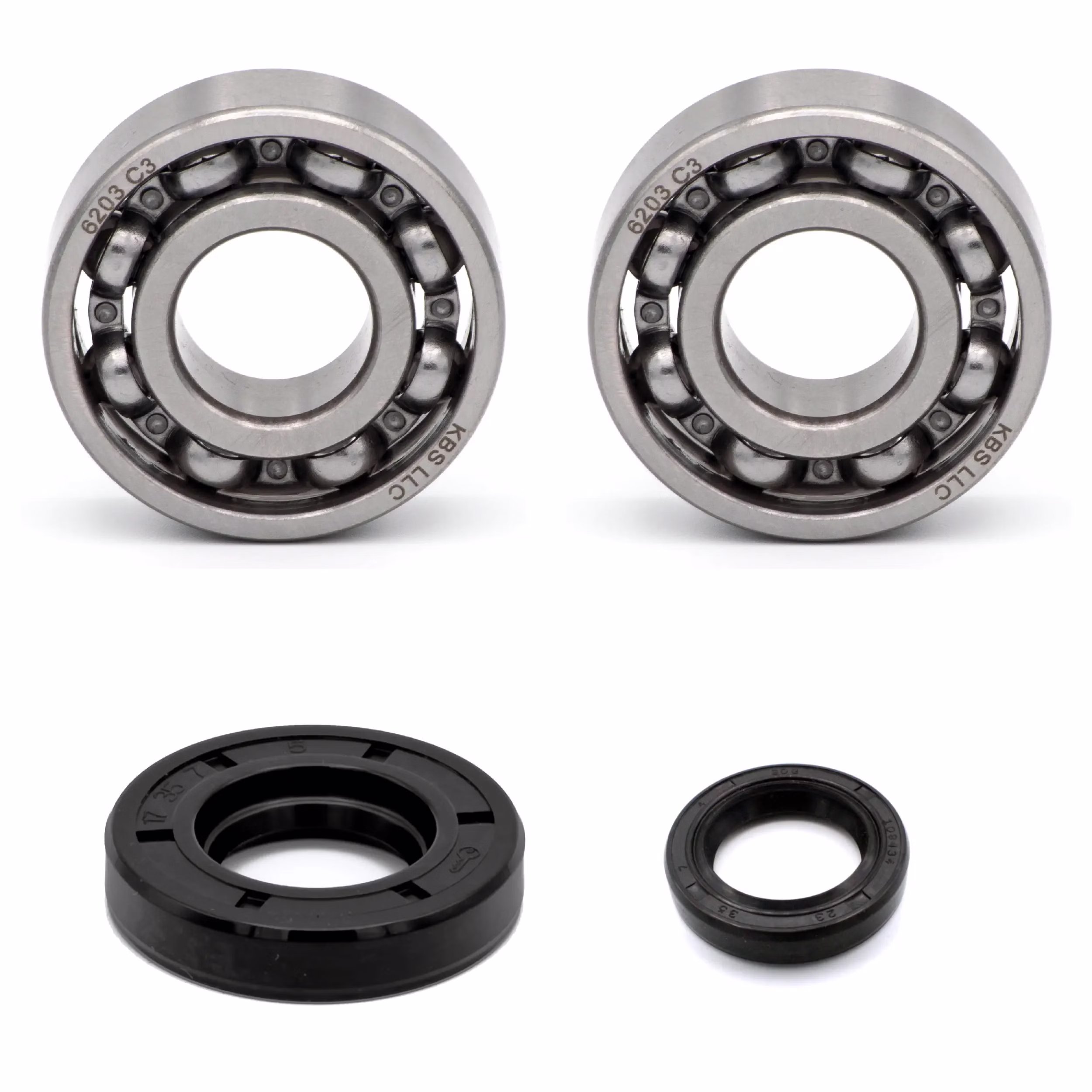 Crankshaft bearing for Crankshaft bearings for Yamaha MA50M PW50 PW50-PW50E PW50H2 PW50Y YF60 PPS01410 the ball bearings and oil seals in OEM quality are suitable for the maintenance of your vehicle