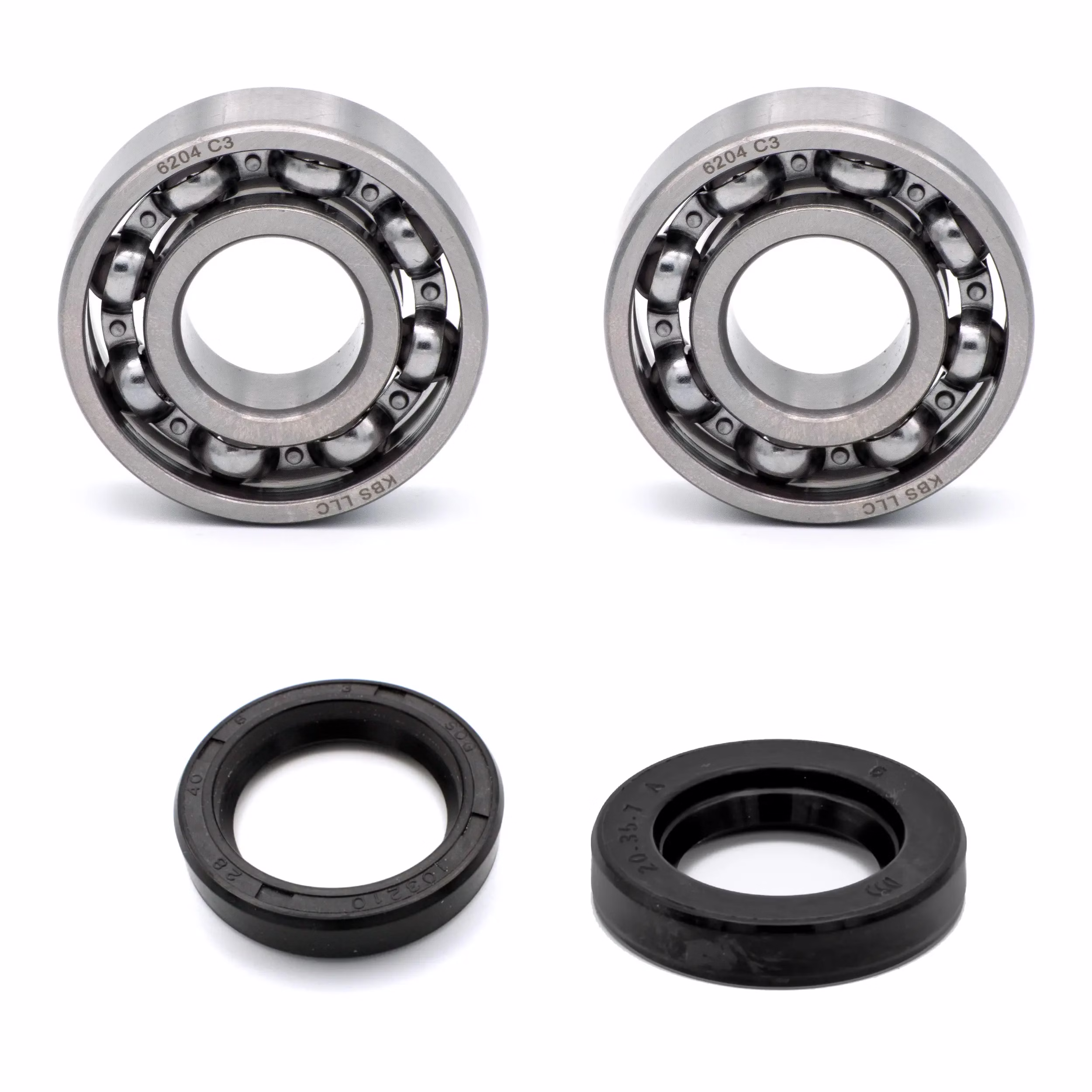 Crankshaft bearing for Crankshaft bearings for Yamaha DT50M DT50MX DT50R DT5OR DT80 LB50 RD50 RD50M TY80 YSR50 PPS01426 the ball bearings and oil seals in OEM quality are suitable for the maintenance of your vehicle