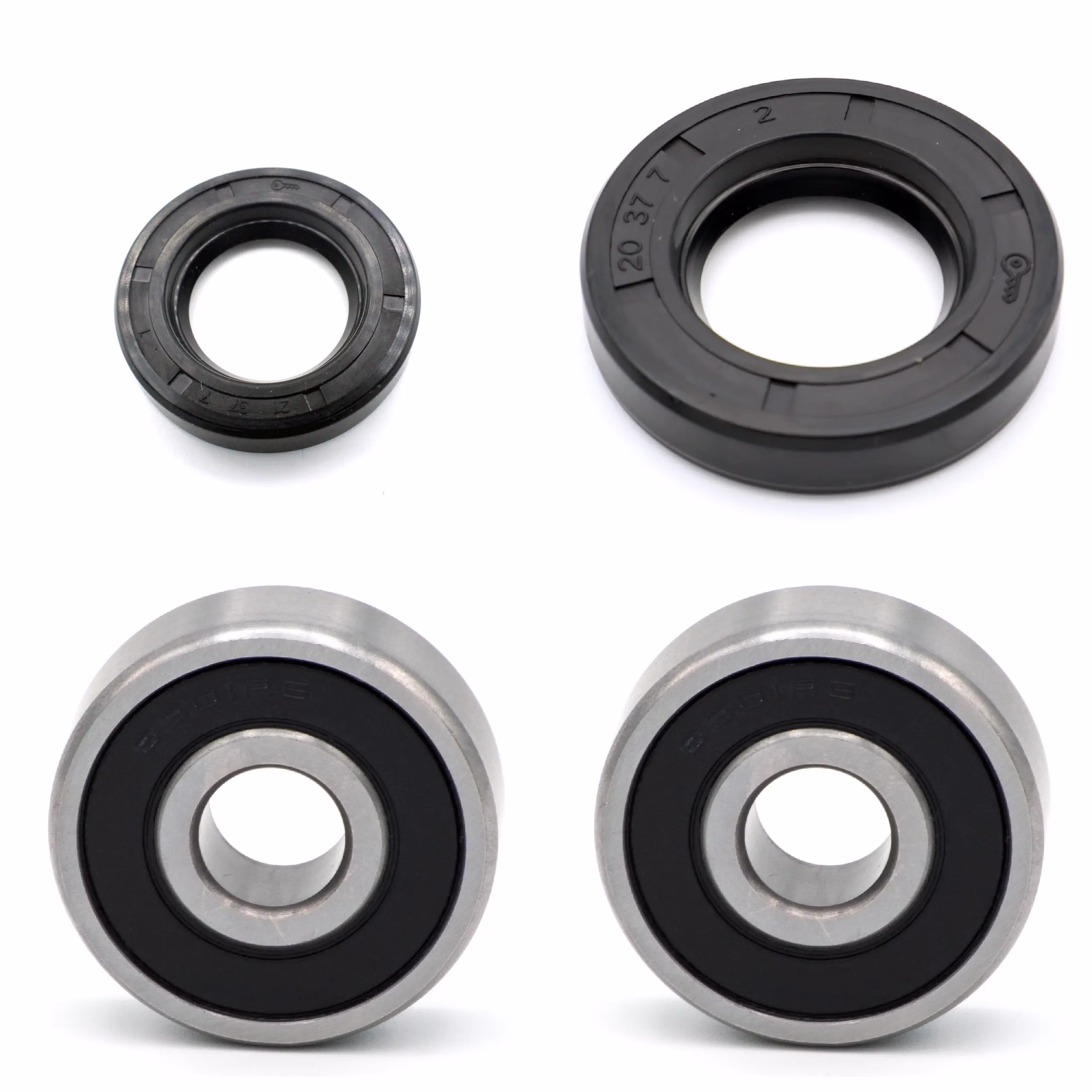 Radlager hinten kompatibel mit Yamaha DT50M DT50MX FS1 RD50 RD50M TY80 TZ125H PPS01501 abgedichtete Radlager für das Hinterrad als Ersatzteil Set in Erstausrüsterqualität für dein Fahrzeug