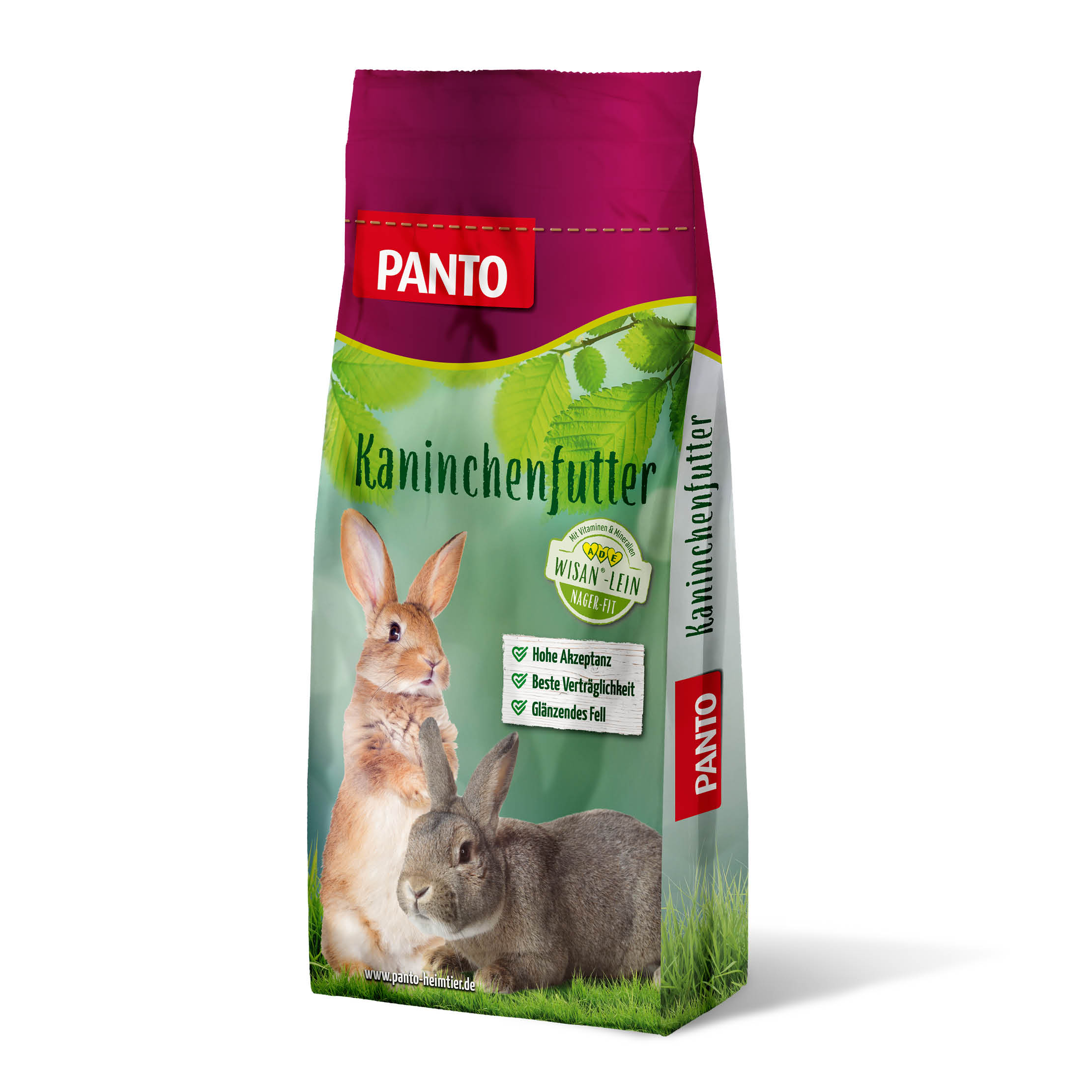 PANTO® Kräuterkanin · Kaninchenfutter für Zucht & Mast · Mit Kräutern · 25 Kg PANTO® Kräuterkanin · Kaninchenfutter für Zucht & Mast · Mit Kräutern · 25 Kg