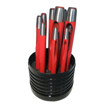 Rundlocheisen, Locheisen, Lochstanze, Werkzeug DDR Smalcalda - 10 mm