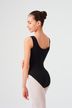 Ballet leotard "Lissy" with wide straps, black 2