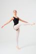 Ballet leotard "Lissy" with wide straps, black 3