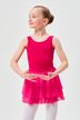 Ballet skirt "Elli" with elasticated waist, two layers of chiffon, hot pink 1