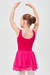 Ballet skirt "Elli" with elasticated waist, two layers of chiffon, hot pink 2