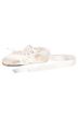 Satin ballet slippers "Terry" with satin ribbon, full leather sole, pink 3