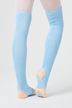Ballet legwarmers "Freya", 72 cm, light blue 1