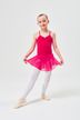 Strap ballet leotard "Maja" with chiffon skirt, pink 3