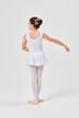 Ballet leotard "Nora" with skirt, white 4