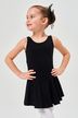 Ballet leotard "Nora" with skirt, black 1