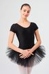 Ballet tutu "Alina" with short sleeves, black 1