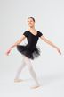 Ballet tutu "Alina" with short sleeves, black 3
