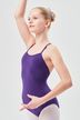 ballet leotard "Leonie" with straps, purple 1