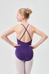 ballet leotard "Leonie" with straps, purple 2