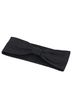 Ein schwarzes Stoffstirnband mit Schleifendetail 3
