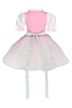 Ein rosa Kleid mit weißen Puffärmeln 3