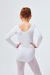 Long-sleeved ballet leotard "Lilly", white 2