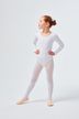 Long-sleeved ballet leotard "Lilly", white 3