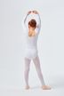 Long-sleeved ballet leotard "Lilly", white 4