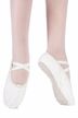 Leather ballet slippers "Sasha", full leather sole, stone white 2