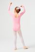 Long-sleeved ballet leotard "Lilly", pink 4