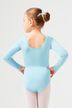 Long-sleeved ballet leotard "Lilly", light blue 2