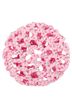 Ein Duttnetz mit Glitzersteinen in rosa. 2