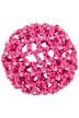 Ein pinkes Duttnetz mit Glitzersteinen. 2