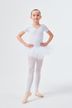 Short-sleeved ballet tutu "Nele" with rhinestone appliqué, white 5