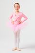 Long-sleeved ballet top "Mia" with twist, pink 3