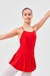 Ballet leotard "Sophie" with skirt, red 1