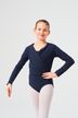 Ballet wrap cardigan "Mandy", navy 1