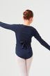 Ballet wrap cardigan "Mandy", navy 2