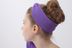 Fascia per capelli da ballo "Coco" effetto nodo, lavanda 1
