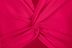 Nahaufnahme eines leuchtend rosa Stoffes mit einem gedrehten Knotenmuster in der Mitte. 5